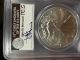 2012 - W Burnished Pcgs Ms - 70 Silver Eagle First Strike Mercanti Signature Silver photo 2