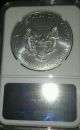 2014 Silver Eagle Ms 70 Ngc First Release Silver photo 3