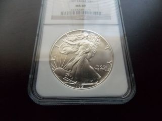 1989 Silver Eagle Graded Ms - 69 By Ngc Blast White photo