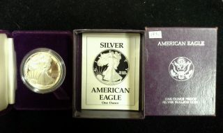 1990 - S Proof Silver Eagle In With photo