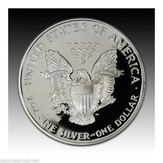 1996 - P American Silver Eagle Proof Box No photo
