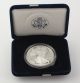 2008 W American Silver Eagle Proof Coin - 1oz.  999 Fine Dollar Ase Box Silver photo 3