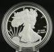 2008 W American Silver Eagle Proof Coin - 1oz.  999 Fine Dollar Ase Box Silver photo 7