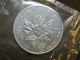 2003 1 Oz Silver Maple Leaf Coin Canada Mylar Pouch Unc Silver photo 8