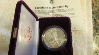 1987 - S 1 Oz American Eagle Silver Dollar Proof Coin - Silver Bullion photo