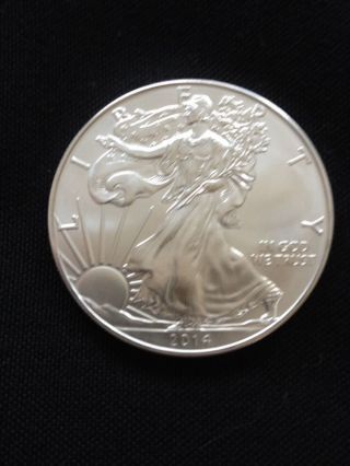 2014 $1 American Silver Eagle 1 Oz Uncirculated photo
