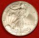 American Silver Eagle 2006 W/cherrywood Case 1 Oz.  999% Bu Collector Coin Gift Silver photo 1