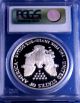 2005 W Pr 70 Pcgs Certified Deep Cameo American Silver Eagle Proof Silver photo 3