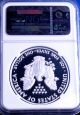 2008 W Pf 70 Ngc Certified Early Release American Silver Eagle Proof - Perfect Silver photo 1