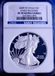 2008 W Pf 70 Ngc Certified Early Release American Silver Eagle Proof - Perfect Silver photo 2