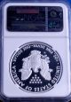 2008 W Pf 70 Ngc Certified Early Release American Silver Eagle Proof - Perfect Silver photo 3