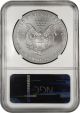2012 American Silver Eagle Ngc Ms 70 First Release Label Premium Quality Silver photo 1