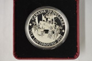Canada 2013 $20 1 Oz.  9999 Fine Silver 300th Anniversary Of Louisbourg photo