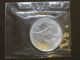 2008 1 Oz Silver Maple Leaf Coin Canada Olympic Inukshuk Mylar Pouch Unc Silver photo 3