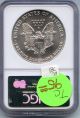 1993 Ngc Ms 69 American Eagle.  999 Silver Dollar $1 Coin - 1 Oz Troy - S1s Kl781 Silver photo 1