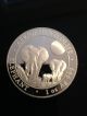 2014 Somali Republic African Wildlife Elephant Silver Coin 1 Oz.  999 Pristine Silver photo 1
