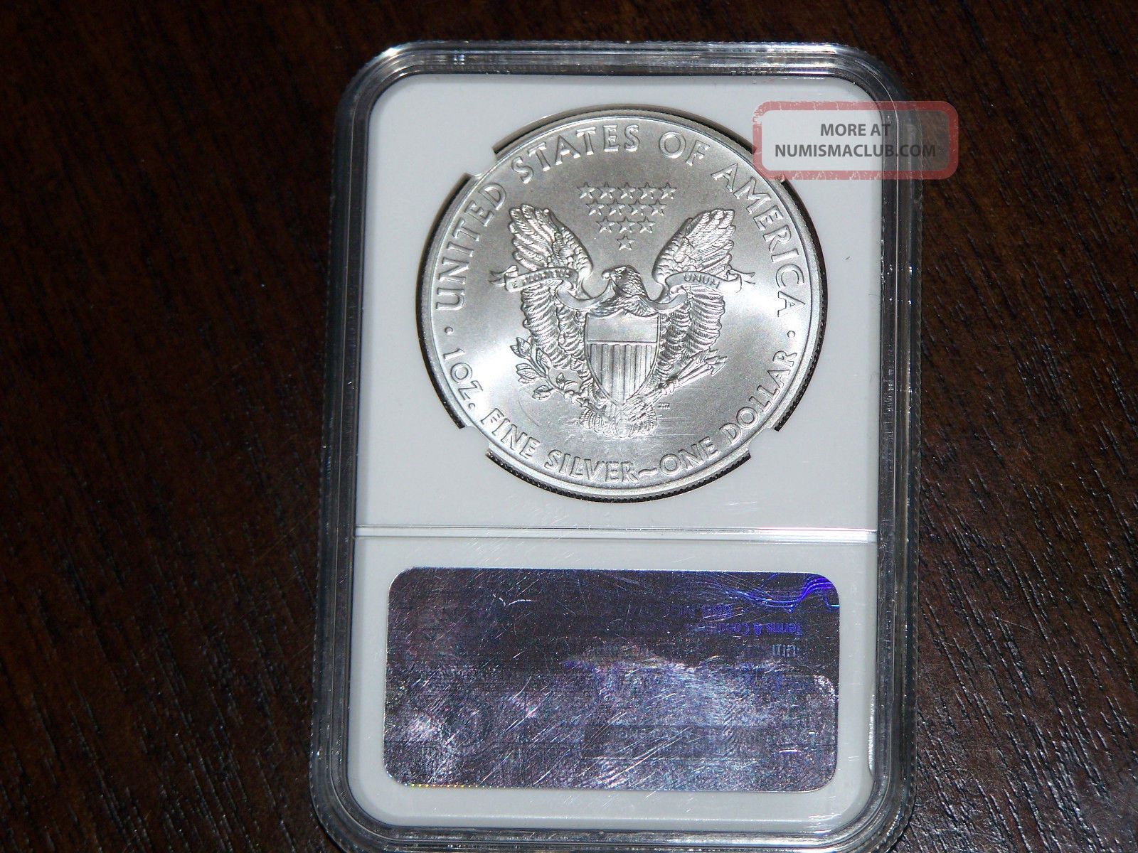 2011 $1 Silver Eagle Early Releases Ngc Ms - 70