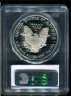 1996 - P $1 Proof American Silver Eagle Pcgs Pr - 70dcam Pcgs 1 Oz.  Fine Silver Silver photo 1