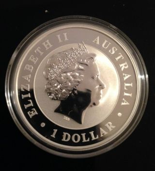 2014 1 Oz Silver Australian Kookaburra In Ogp In Pristine Cond Coin Ships In Pic photo