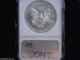 2002 Eagle S$1 Ngc Ms 69 American Silver Coin 1oz Silver photo 1
