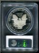 2006 - W $1 Proof American Silver Eagle Pcgs Pr - 70dcam Pcgs No Spots Silver photo 1