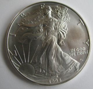 1994 Silver American Eagle [low Mintage Year] photo