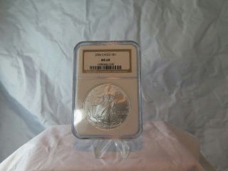 2006 Silver American Eagle (ngc Ms - 69),  Brilliant Uncirculated 6249 photo