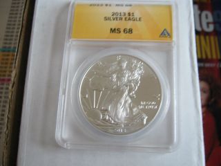 Silver Eagle,  2013,  Anacs Certified photo