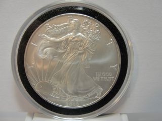 2010 Us American Eagle Silver Dollar 1 Oz.  Fine Silver photo