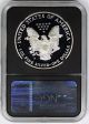 1995 - P Silver Eagle Proof Pf 70 Ultra Cameo $1 Ngc Black Retro Slab Silver photo 1