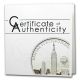 2013.  925 Silver $5 Proof Color World Of Wonders Empire State Building $99.  99 Silver photo 2