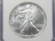 1992 American Silver Eagle Ngc Ms69 Stk Qq21 Brown Label Silver photo 1
