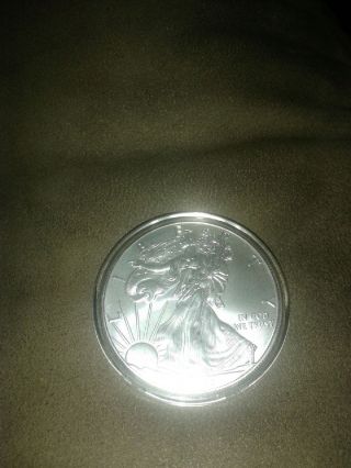 2012 American Silver Eagle Walking Liberty Coin 1oz.  999 photo