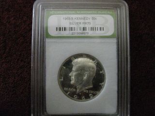 1969 - S Kennedy 50c Silver Pr70 Silver Coin photo