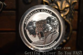 2014 1/2 Oz Brilliant Uncirculated Australian Silver Koala+999 Fine 1/2 Troy Oz photo