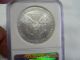 2007 - W Burnished Silver American Eagle (ms 69) Ngc Silver photo 4