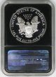 1990 - S Silver Eagle Proof Pf 69 Ultra Cameo $1 Ngc Black Retro Slab Silver photo 1