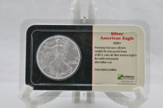 2001 Silver American Eagle Littleton Coin Company (uncirculated) photo