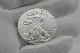 2011 Silver American Eagle 1 Oz.  999 Coin Uncirculated photo