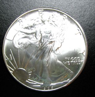 1986 Silver American Eagle [first Year Of Issue] photo