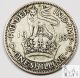 1938 Great Britain Very Good Vg One Shilling 50% Silver.  0909 Asw B28 UK (Great Britain) photo 1