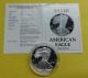 Very Rare 3 Die Struck Error 1989 - S 1 Oz Proof Silver American Eagle W/box& Silver photo 5