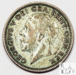 1928 Great Britain Vg Details One Shilling 50% Silver.  0909 Asw B31 photo