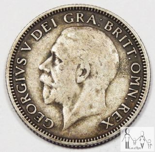 1932 Great Britain Fine One Shilling 50% Silver.  0909 Asw B35 photo