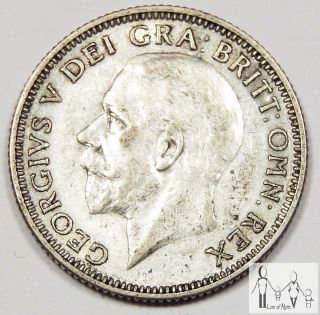 1932 Great Britain Very Fine Vf One Shilling 50% Silver.  0909 Asw B47 photo