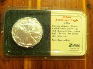 2006 1 Oz Silver American Eagle (brilliant Uncirculated) photo