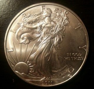 2011 American Eagle Silver Dollar 1 Oz Coin Uncirculated photo