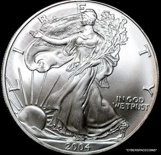 2004 Choice American Silver Eagle Dollar photo