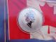 2000 Canadian Maple Leaf Lunar Dragan Privy Coin.  9999 Fine Silver Silver photo 3