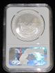 2007 W Ms 70 Burnished Ngc Certified West Point Silver Eagle Dollar Silver photo 3